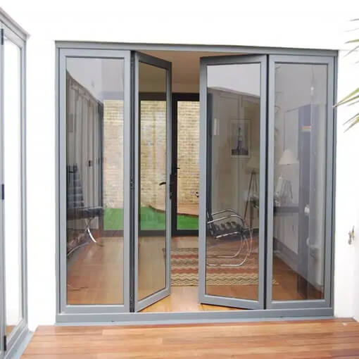 pintu kaca swing